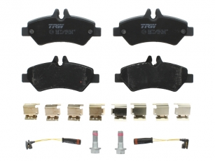 Купить GDB1697 TRW Тормозные колодки задние Crafter (35, 50) (2.0 TDI, 2.0 TDI 4motion, 2.5 TDI) с датчиком износа
